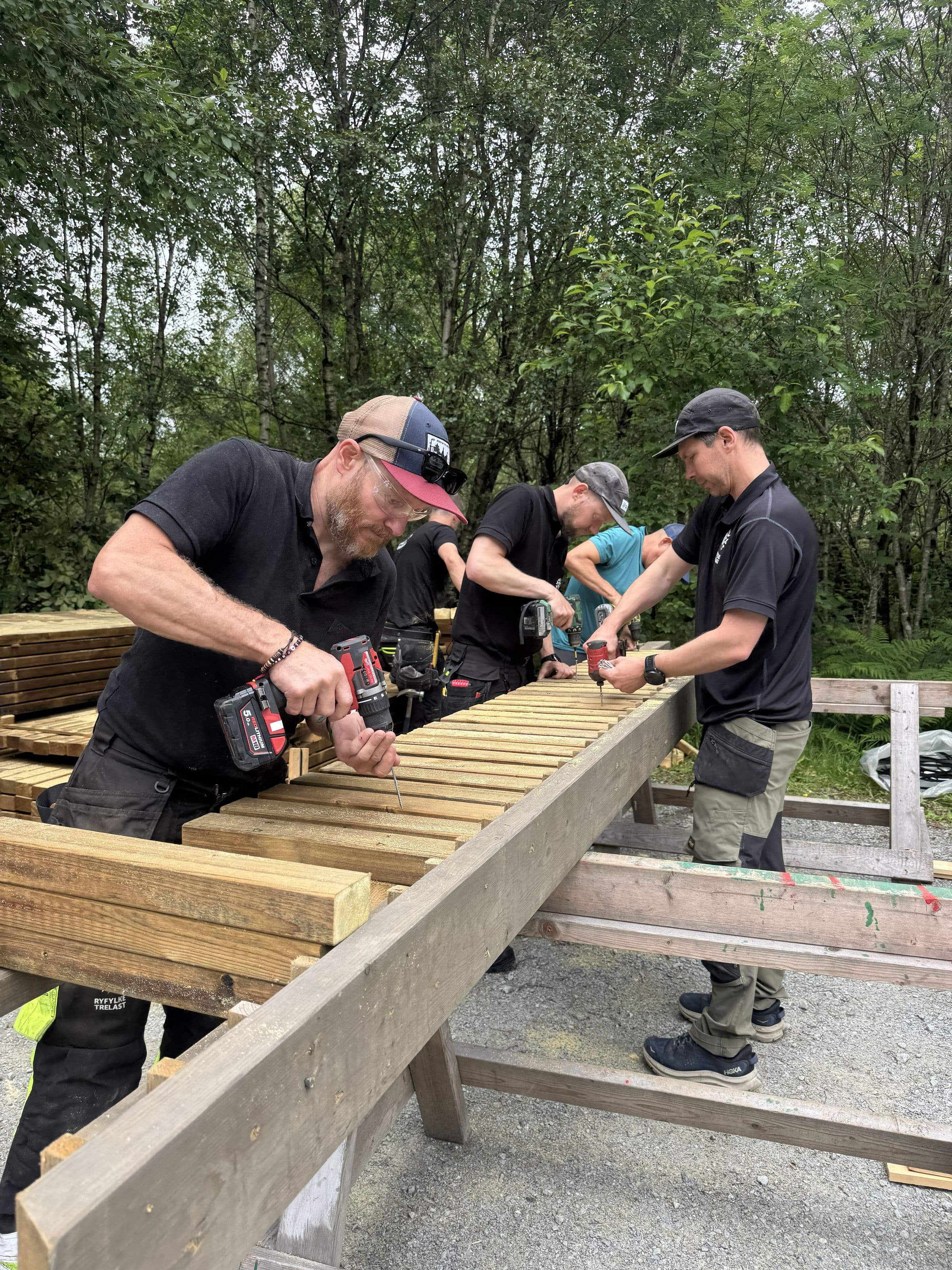 Felles arbeid med treverk